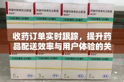 深圳收药订单实时跟踪，提升药品配送效率与用户体验的关键
