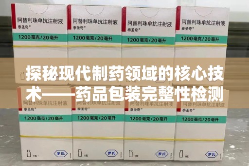 深圳探秘现代制药领域的核心技术——药品包装完整性检测的科学与应用