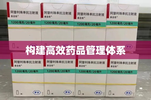 深圳构建高效药品管理体系